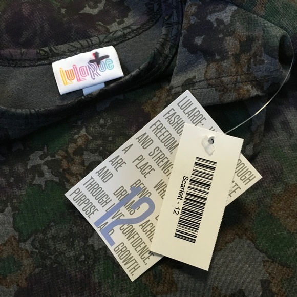 Lularoe Scarlett Girls Dress (Little Carly) NWT 12 - Picture 4 of 4